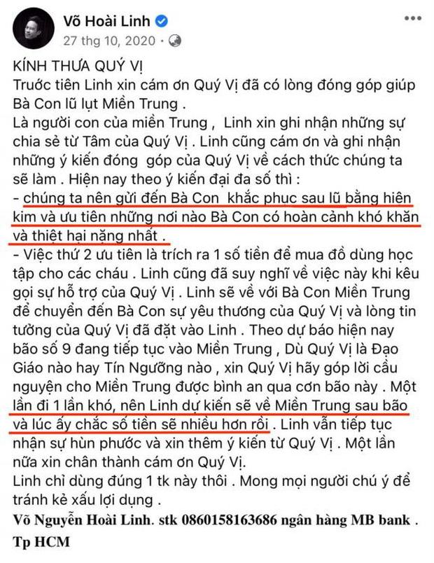 Netizen soi lại 1 điểm ở bài đăng kêu gọi từ thiện nhằm minh oan cho Hoài Linh-1