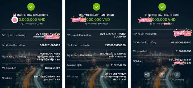 Thực hư Vy Oanh đăng ảnh sao kê từ thiện pha ke và chỉnh sửa nhiều lần-2