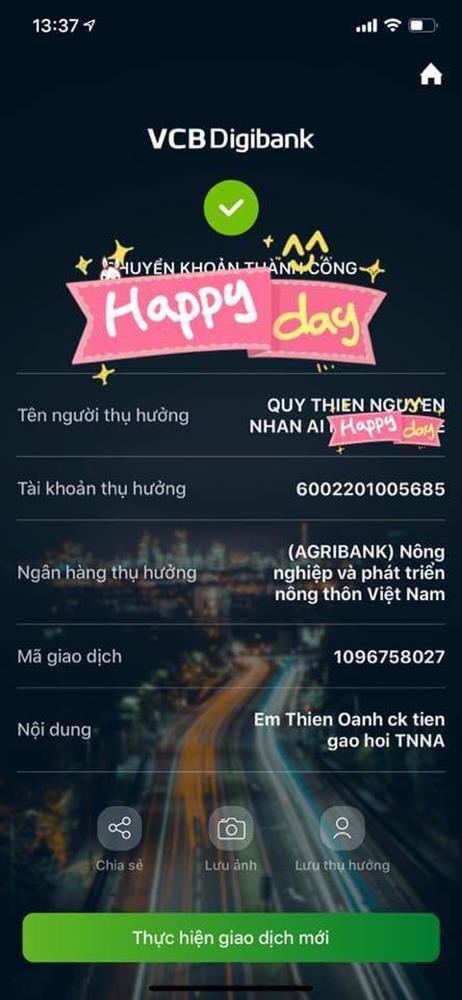 Thực hư Vy Oanh đăng ảnh sao kê từ thiện pha ke và chỉnh sửa nhiều lần-8