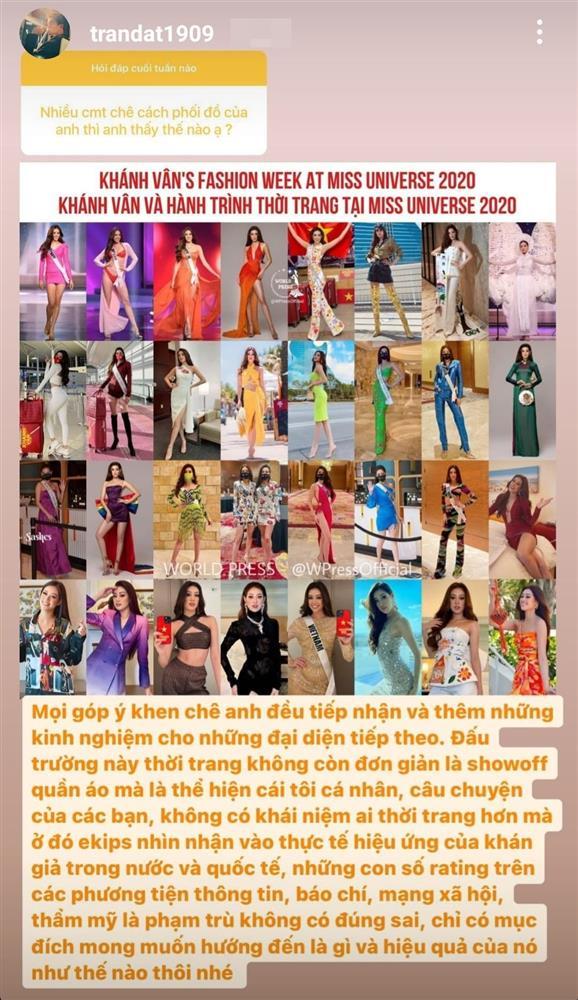 Váy áo thi Miss Universe của Khánh Vân bị chê bai, stylist lên tiếng-1