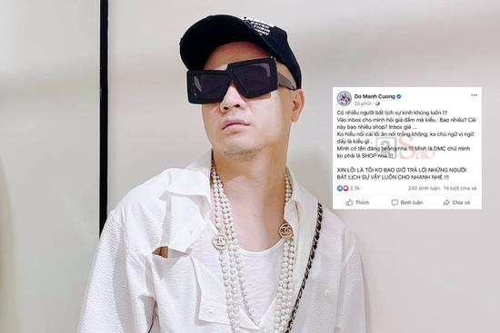 Đỗ Mạnh Cường mắng khách mua váy: 'Tôi là ĐMC chứ không phải shop'