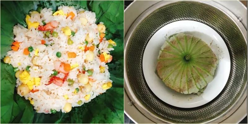 Chán cơm trắng, tội gì không thử cơm hấp lá sen ‘quý tộc’ ngon, sang lại cực dễ làm-7