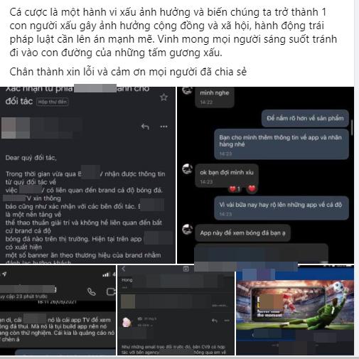 Xôn xao hình ảnh Công Vinh quảng cáo app đánh bạc trá hình, CV9 nói gì?-5