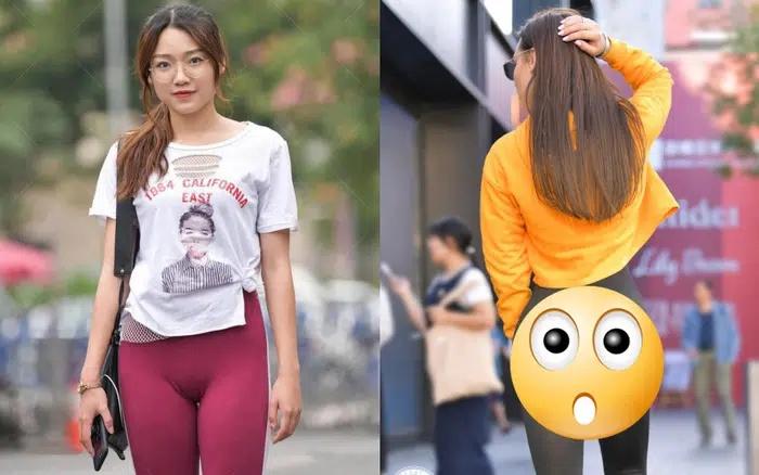 Quần legging phản chủ, show hết vùng nhạy cảm của chị em ngày hè-12