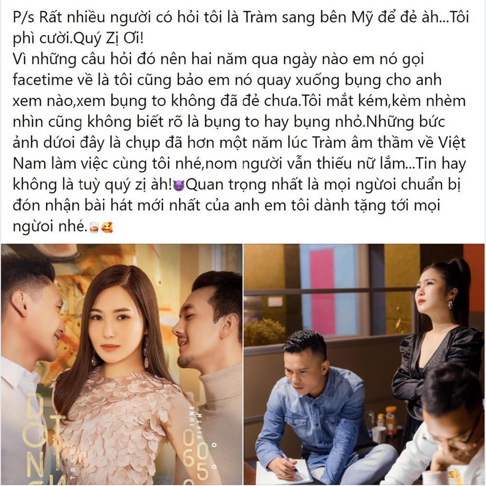 Bạn thân ngầm phủ nhận chuyện Hương Tràm mang thai ở bên Mỹ ?-3