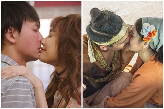 2 nụ hôn 'cố gắng thật mà vẫn giả trân' của Nhã Phương trên phim