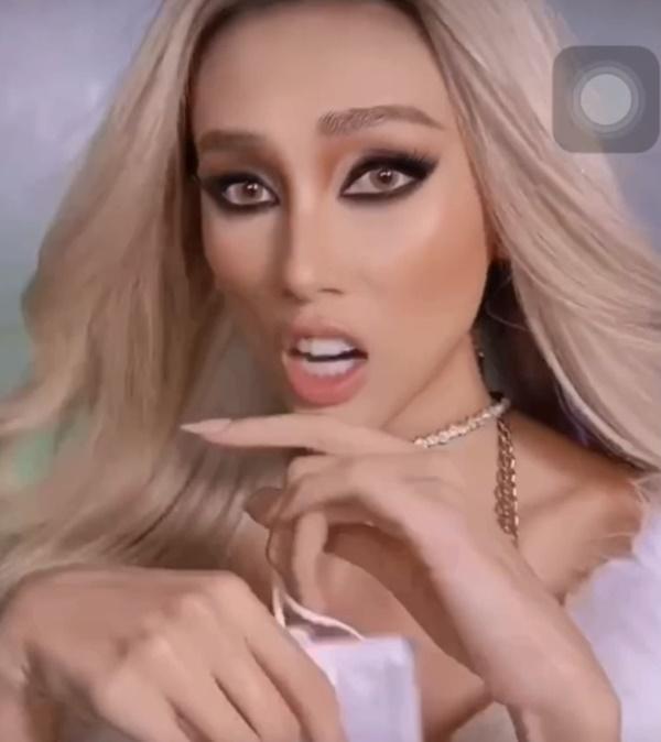 Võ Hoàng Yến trang điểm mắt sắc như dao cau khoét vào mỏm đá trông phát sợ-5