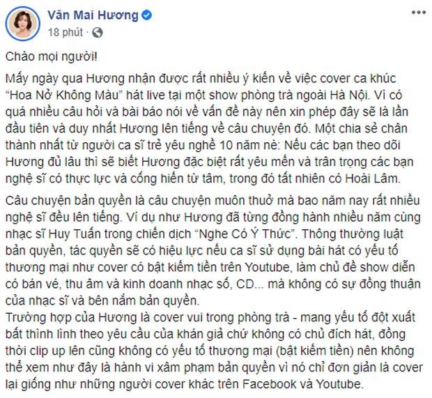 Văn Mai Hương đi vào vết xe đổ khi liên tục bị chỉ trích hát hit người ta-2