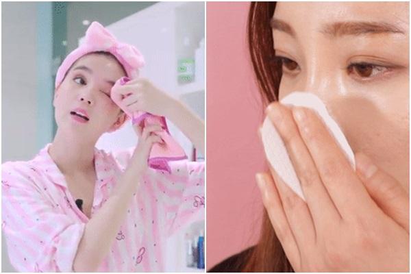 TikToker bị ném đá vì làm đẹp ngược đời: Dùng nước tẩy trang... bằng tay?-10