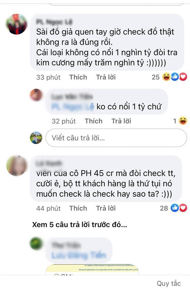 Viên kim cương 45 carat của bà Phương Hằng chỉ là hàng pha ke?-10