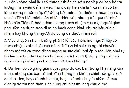 Thủy Tiên nói rõ lý do không trả 30 triệu cho khán giả tự nhận chuyển nhầm-3