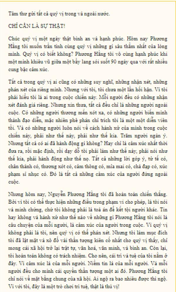 Bà Phương Hằng chịu tổn thất nặng sau 3 tháng đấu đá căng thẳng-4