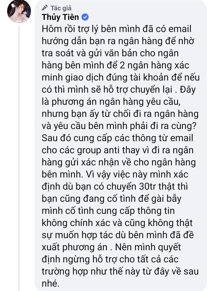 Đã tìm ra sai sót quá lớn của Thủy Tiên trong vụ chuyển nhầm 30 triệu-11