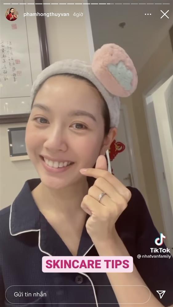 Mẹ bỉm Thúy Vân hướng dẫn xông mặt nước muối F5 làn da ngay tức thì-2