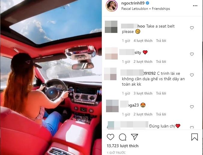 Ngọc Trinh gây khó chịu khi lái ô tô bất chấp quy tắc giao thông cơ bản-2