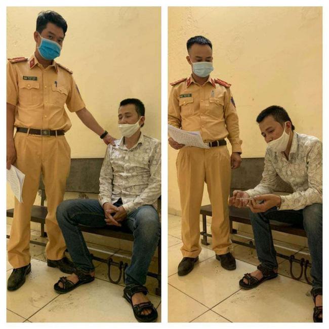 Clip: Vượt đèn đỏ bị nhắc nhở, người đàn ông cầm gạch tấn công CSGT-1