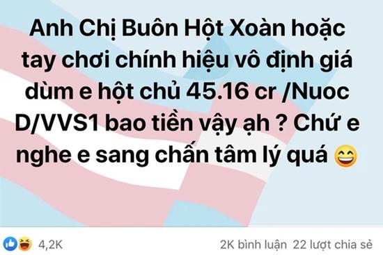 'Đồ không có 1.000 tỷ' mở hội check giá kim cương 45 carat, có người gợi ý hỏi Nathan Lee