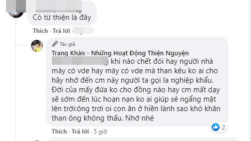 Trang Trần gay gắt khi bị mỉa mai cò từ thiện-2