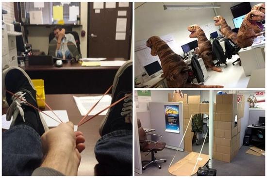 Những tiết mục làm trò của các 'thánh rảnh rỗi' nơi công sở