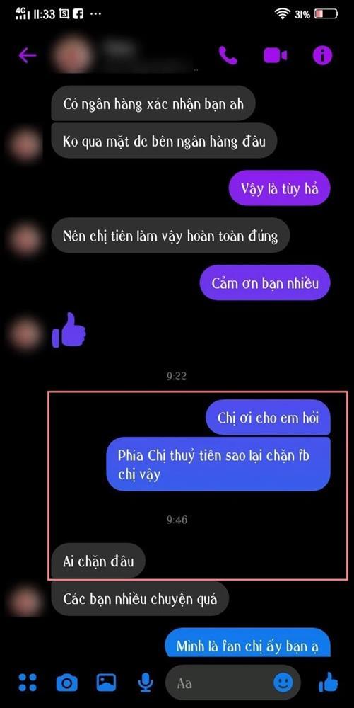 Rộ bằng chứng nghi ngờ Thủy Tiên block 1 khán giả sau khi hoàn 50 triệu?-5