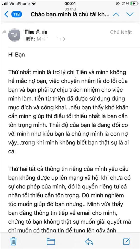 Khán giả chuyển nhầm 30 triệu chỉ ra 6 điều phản bác lời tố của Thủy Tiên-4
