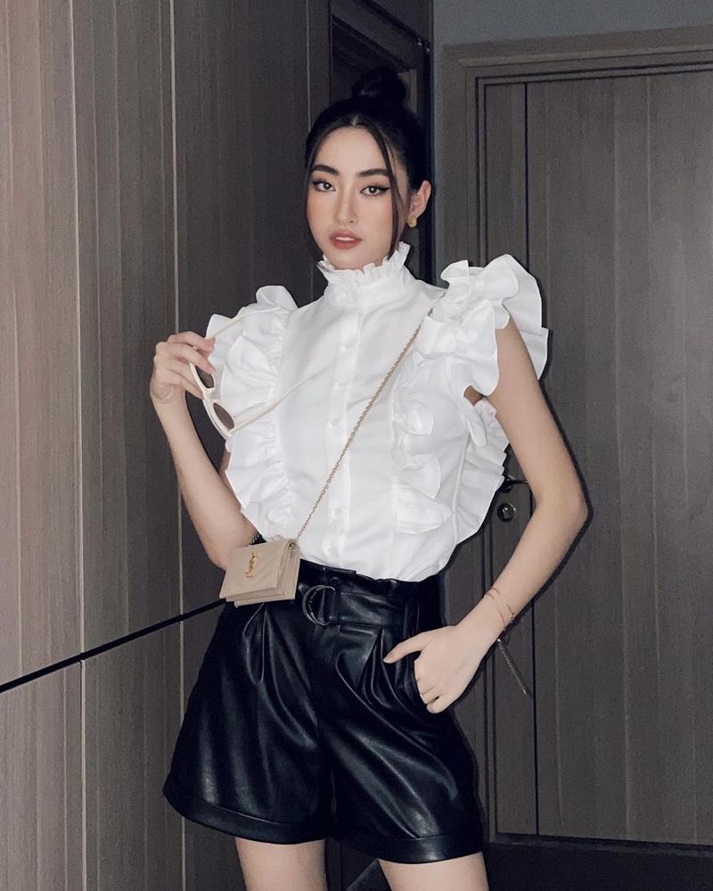 Street style: Dàn sao Việt lăng-xê trang phục pastel xoa dịu ngày hè-1