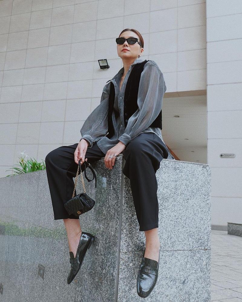 Style cuối tuần: Diệp Lâm Anh hack tuổi như gái teen - Lan Ngọc diện màu hot nhất năm-8