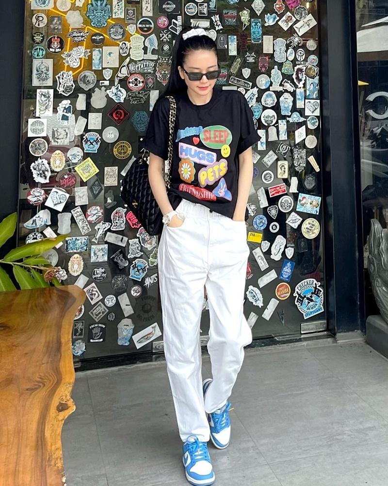 Style cuối tuần: Diệp Lâm Anh hack tuổi như gái teen - Lan Ngọc diện màu hot nhất năm-9