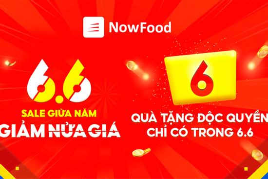 Lướt NowFood khám phá bộ quà tặng ‘khủng’ dành riêng mùa sale giữa năm 6.6