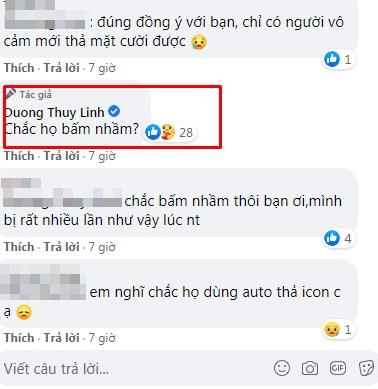 Dương Thùy Linh phản ứng khi có người thả haha Thu Thủy qua đời-3