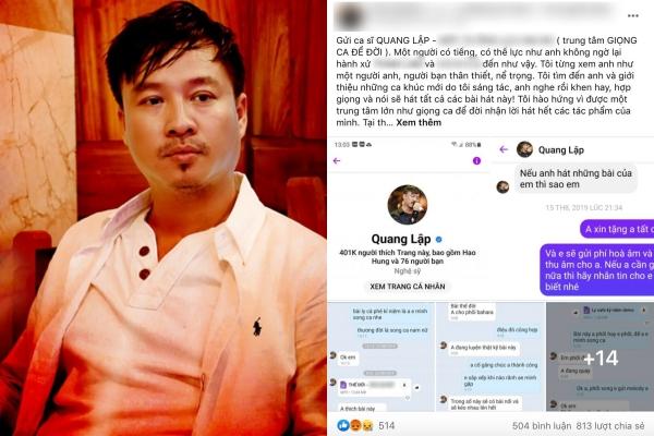 Biến căng: Nam ca sĩ ‘Đắp mộ cuộc tình’ bị tố ‘cướp trắng trợn’ bản quyền 17 ca khúc của một tác giả trẻ?