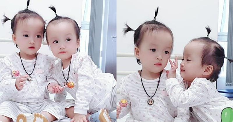 Những hình ảnh mới nhất của cặp song Nhi: Tự bước đi, vui vẻ đàn hát và tập tô-2