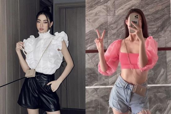 Lâu không được điệu, Lương Thuỳ Linh chơi hẳn 'áo tày gang' chỉ đi mua rau