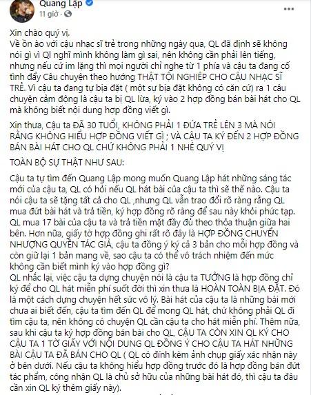 Chủ hit Đắp Mộ Cuộc Tình vạch mặt kẻ bịa đặt mình cướp bản quyền-2