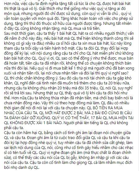 Chủ hit Đắp Mộ Cuộc Tình vạch mặt kẻ bịa đặt mình cướp bản quyền-3