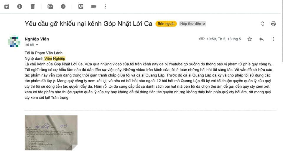 Chủ hit Đắp Mộ Cuộc Tình vạch mặt kẻ bịa đặt mình cướp bản quyền-7