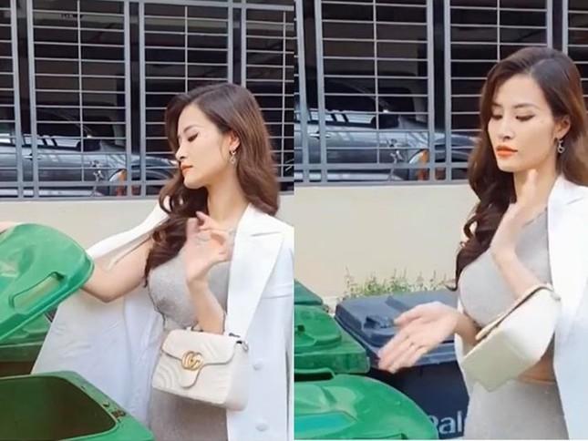 Lương Thùy Linh diện set đồ quét đất hơn 100 triệu đi chợ cóc-9