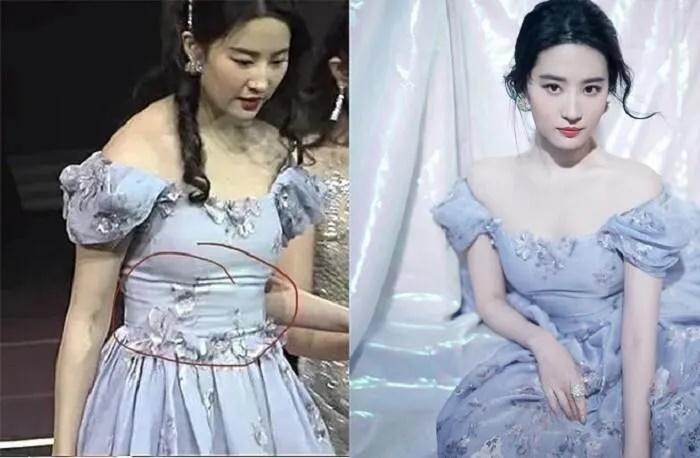 Lưu Diệc Phi lộ body đô con, bắp tay to khác hẳn ảnh photoshop