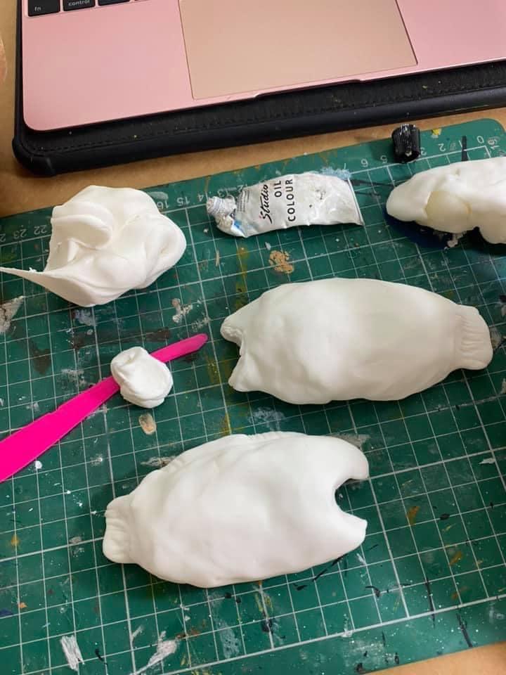 Choáng với mâm cơm làm từ đất sét như thật của cô nàng khéo hết phần thiên hạ-3