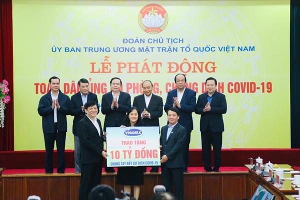Vinamilk chung tay cùng Chính phủ, góp Quỹ vắc xin phòng Covid-19-2