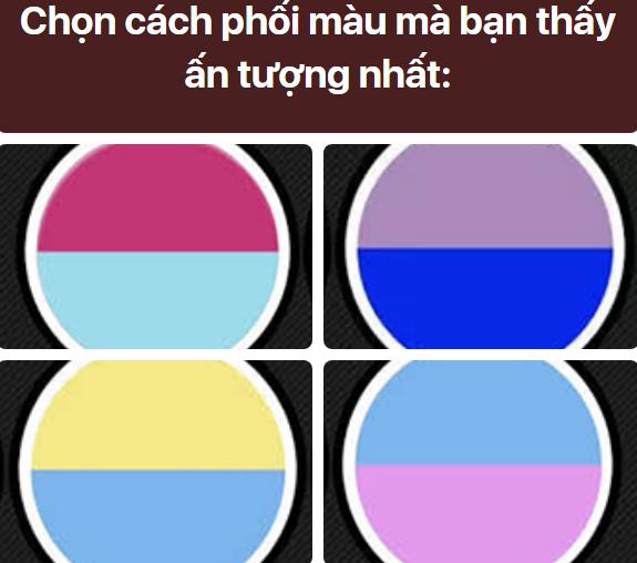Cách phối màu khiến bạn thấy ấn tượng nhất sẽ tiết lộ những điểm thú vị trong con người bạn-1