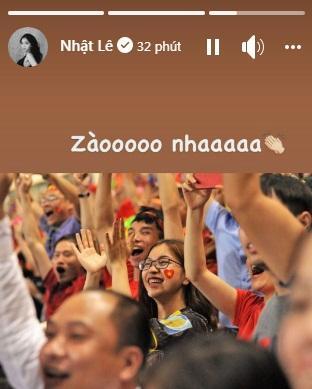 Bồ tin đồn dễ gì giấu giếm tâm trạng khi Quang Hải ghi bàn vào lưới Indonesia-1