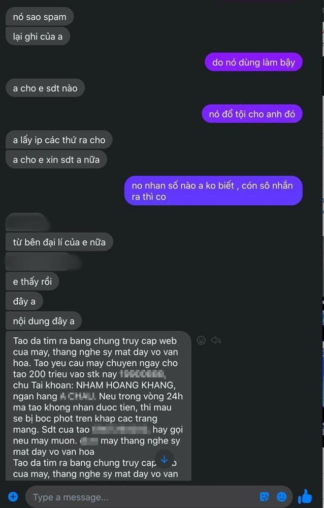 Nam hacker tung thêm thông tin về người tống tiền NSƯT Đức Hải-1