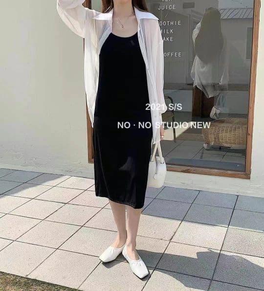 Váy dây + áo chống nắng = sự kết hợp tuyệt đẹp và thời trang năm 2021-2