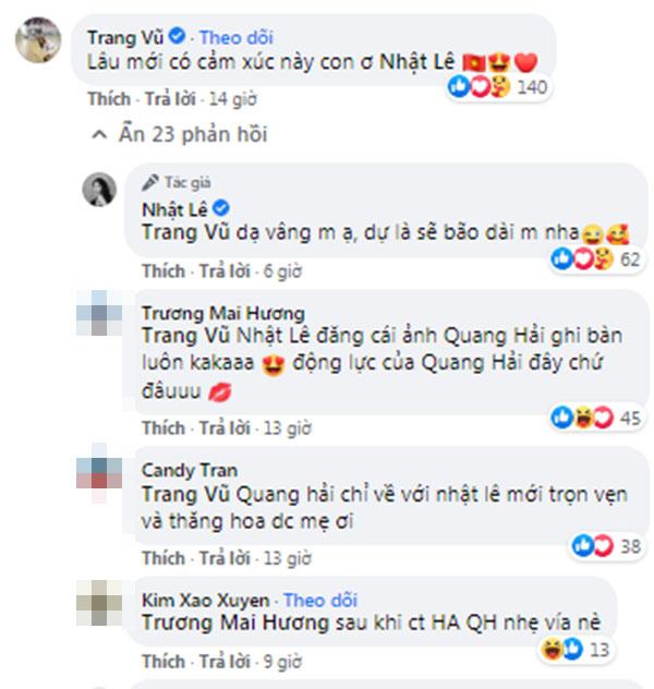 Nhật Lê phản ứng căng đét khi được ví là thiên thần may mắn của Quang Hải-6