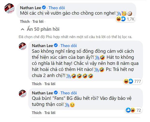 Nathan Lee cà khịa Thu Minh về gào cho chồng con nghe