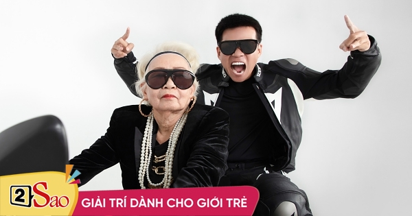Wowy bị lu mờ khi cưỡi mô tô chụp ảnh cùng bà ngoại 80 tuổi siêu ngầu