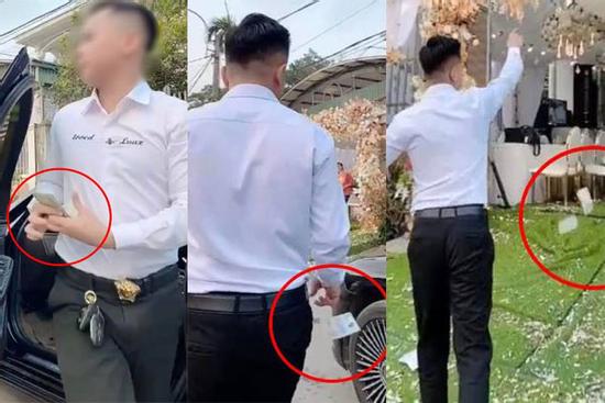 Bị cắm sừng, chàng trai mang cả xấp 500k rải khắp đám cưới người yêu cũ
