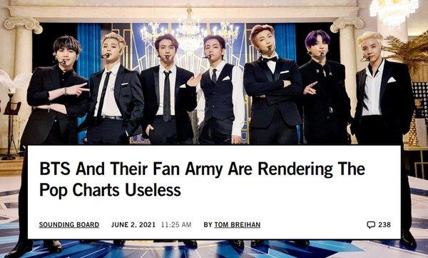 Người chỉ trích BTS và ARMY khiến BXH nhạc Pop trở nên vô dụng thừa nhận sai lầm-1