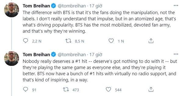 Người chỉ trích BTS và ARMY khiến BXH nhạc Pop trở nên vô dụng thừa nhận sai lầm-5